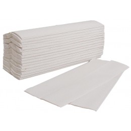 19200 x Luxury White 2 Ply C-Fold Multi Fold Hand Paper Towels Tissues